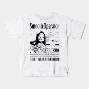Sade Adu Vintage Smooth Operator Kids T-Shirt